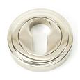 From The Anvil Round Euro Escutcheon - Art Deco (LEAD TIME: 2-3 DAYS)