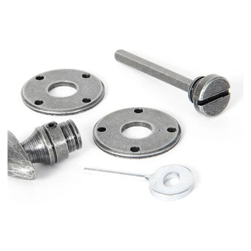 From The Anvil Round Thumbturn Set (Blacksmith) (LEAD TIME: 2-3 DAYS)