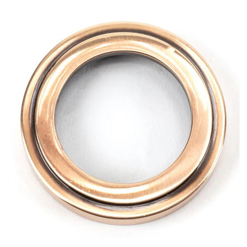 From The Anvil Round Escutcheon - Art Deco (LEAD TIME: 2-3 DAYS)