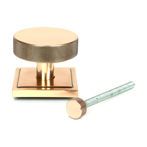 From The Anvil Brompton Centre Door Knob - Square (LEAD TIME: 2-3 DAYS)