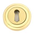 From The Anvil Round Escutcheon - Art Deco (LEAD TIME: 2-3 DAYS)
