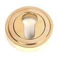 From The Anvil Round Euro Escutcheon - Art Deco (LEAD TIME: 2-3 DAYS)
