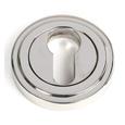 From The Anvil Round Euro Escutcheon - Art Deco (LEAD TIME: 2-3 DAYS)