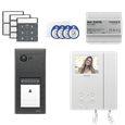 VIDEX ERA23VB Series Entry Panel Video Kit With 3.5 Inch Video Phone(6286) PSU (2321S) & Proximity Card/Fobs (955MF) ERAKIT23B6286