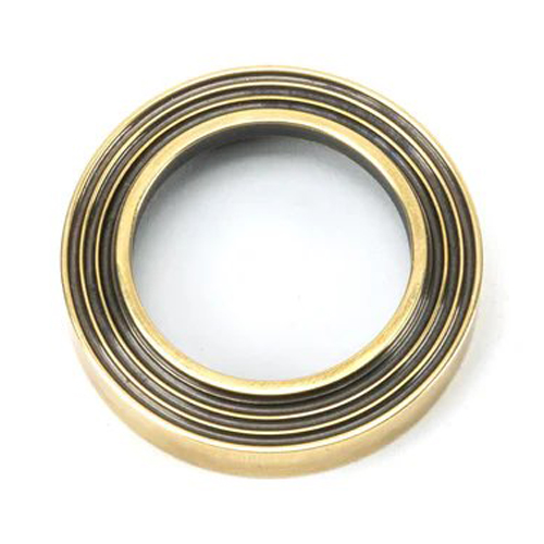 From The Anvil Round Euro Escutcheon - Beehive (LEAD TIME: 2-3 DAYS)