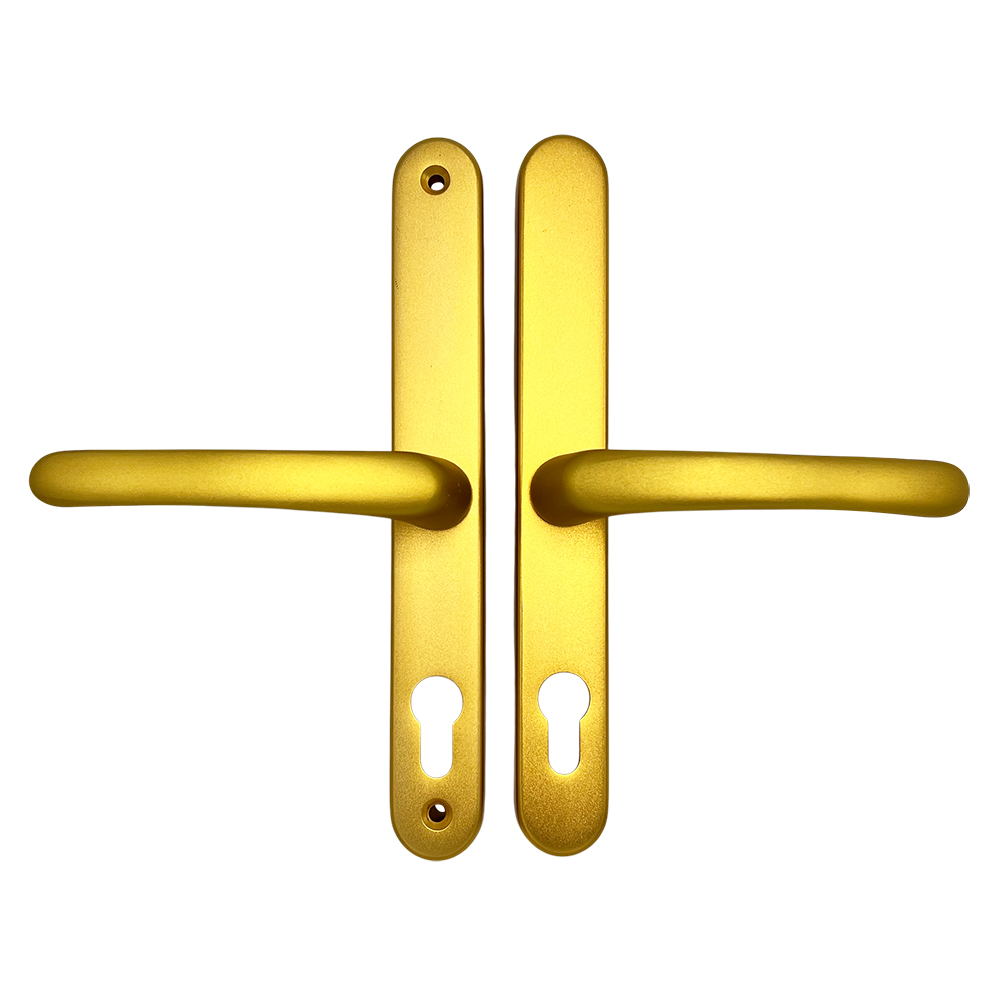 TSS Lever Lever UPVC Multipoint Door Handles -  70mm PZ Sprung 215mm Screw Centres