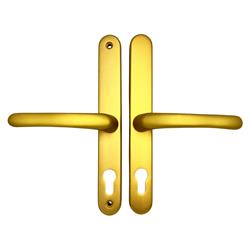 TSS Lever Lever UPVC Multipoint Door Handles -  70mm PZ Sprung 215mm Screw Centres