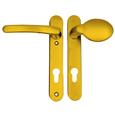 TSS Lever Moveable Pad UPVC Multipoint Door Handles - 92mm PZ Sprung 122mm Screw Centres