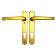 TSS Lever Lever UPVC Multipoint Door Handles -  92mm PZ Sprung 122mm Screw Centres