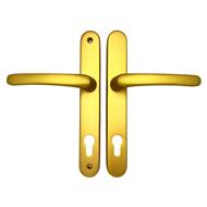 TSS Lever Lever UPVC Multipoint Door Handles -  92mm PZ Sprung 210mm Screw Centres