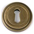 From The Anvil Round Escutcheon - Art Deco (LEAD TIME: 2-3 DAYS)