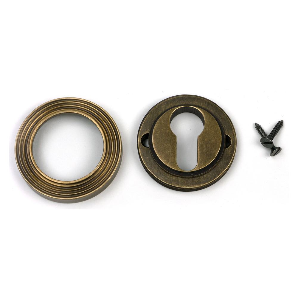 From The Anvil Round Euro Escutcheon - Beehive (LEAD TIME: 2-3 DAYS)
