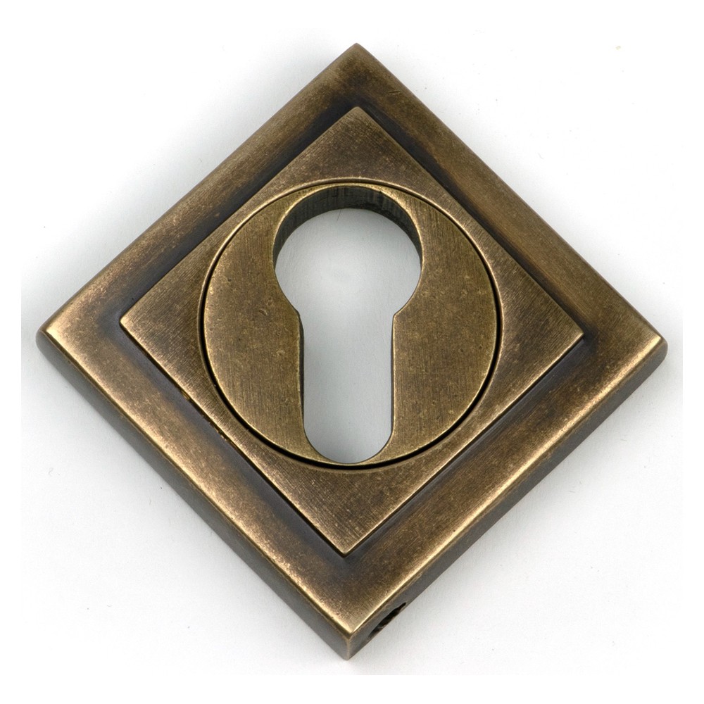 From The Anvil Round Euro Escutcheon - Square (LEAD TIME: 2-3 DAYS)