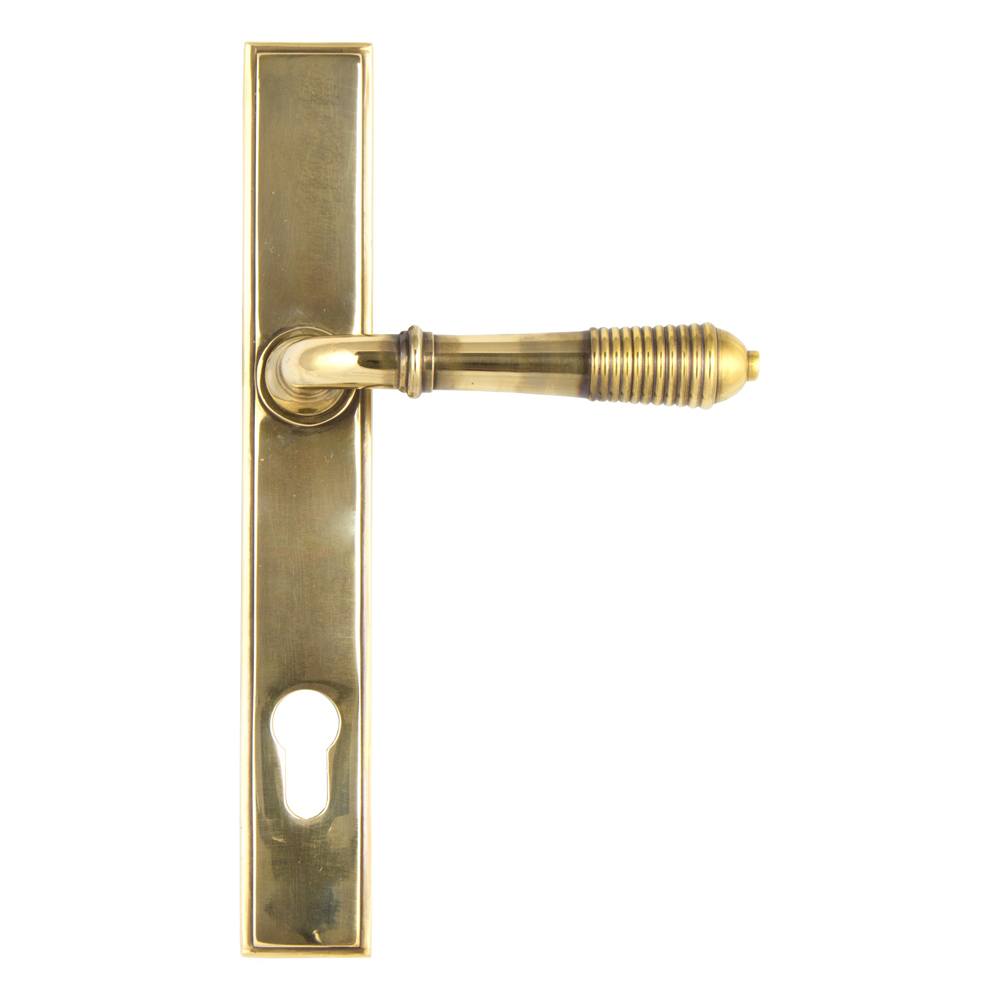 From The Anvil Reeded Slimline Lever Espag Lock Sets (LEAD TIME: 3-5 DAYS)