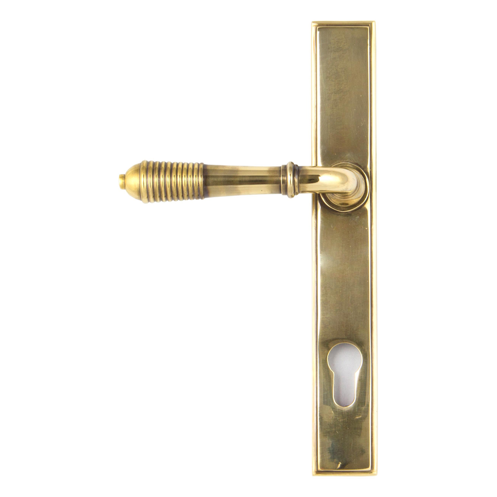 From The Anvil Reeded Slimline Lever Espag Lock Sets (LEAD TIME: 3-5 DAYS)
