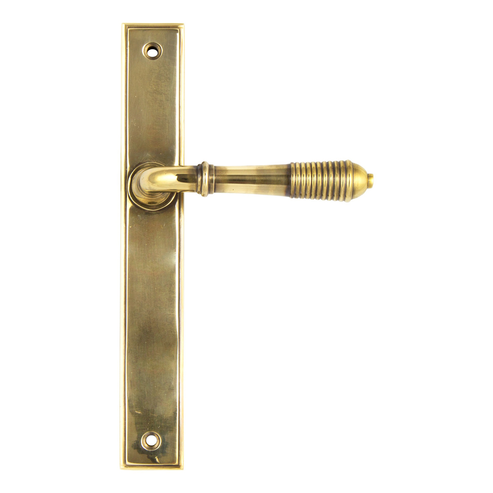 From The Anvil Reeded Slimline Lever Espag Latch Sets (LEAD TIME: 3-5 DAYS)