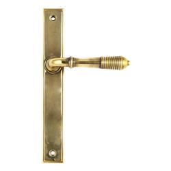 From The Anvil Reeded Slimline Lever Espag Latch Sets (LEAD TIME: 3-5 DAYS)