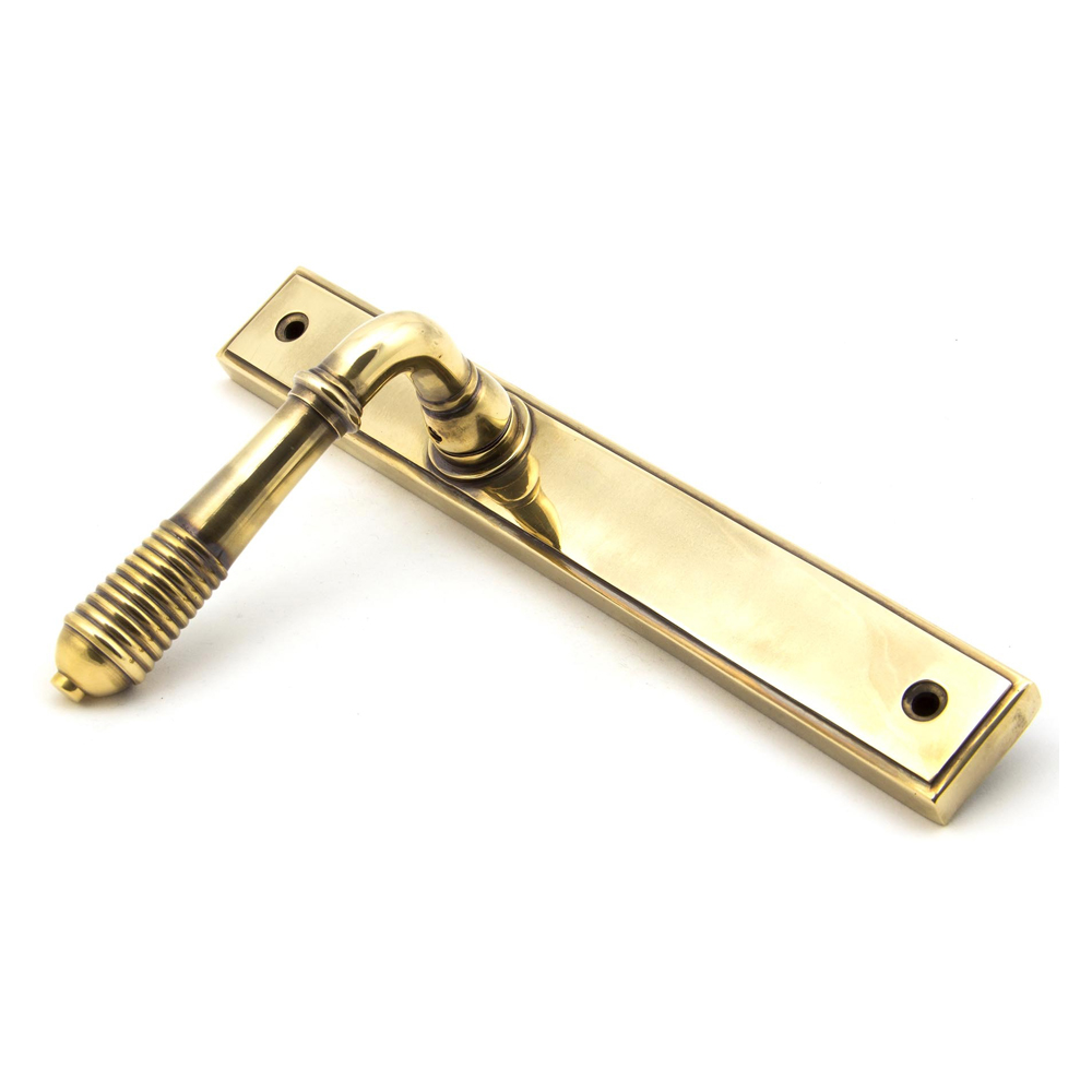 From The Anvil Reeded Slimline Lever Espag Latch Sets (LEAD TIME: 3-5 DAYS)