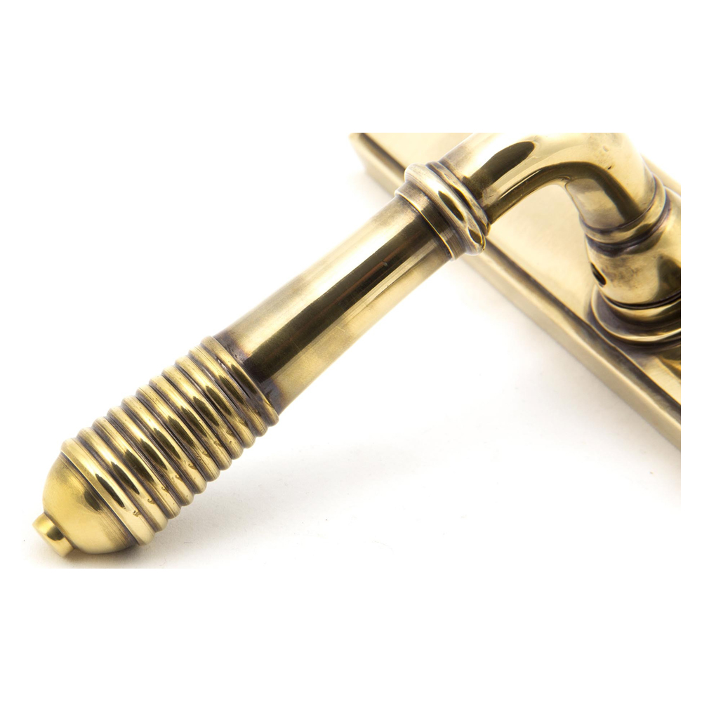 From The Anvil Reeded Slimline Lever Espag Latch Sets (LEAD TIME: 3-5 DAYS)