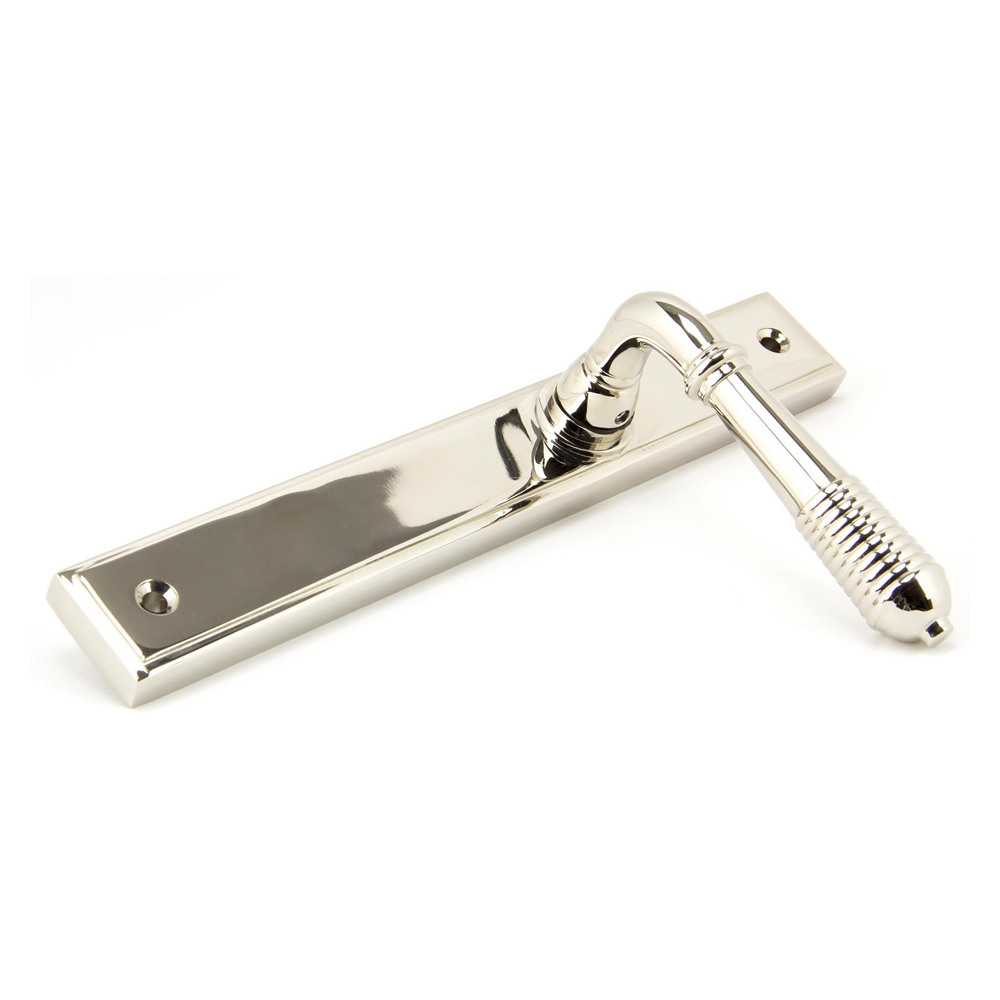 From The Anvil Reeded Slimline Lever Espag Latch Sets (LEAD TIME: 3-5 DAYS)