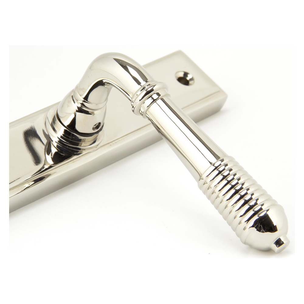 From The Anvil Reeded Slimline Lever Espag Latch Sets (LEAD TIME: 3-5 DAYS)