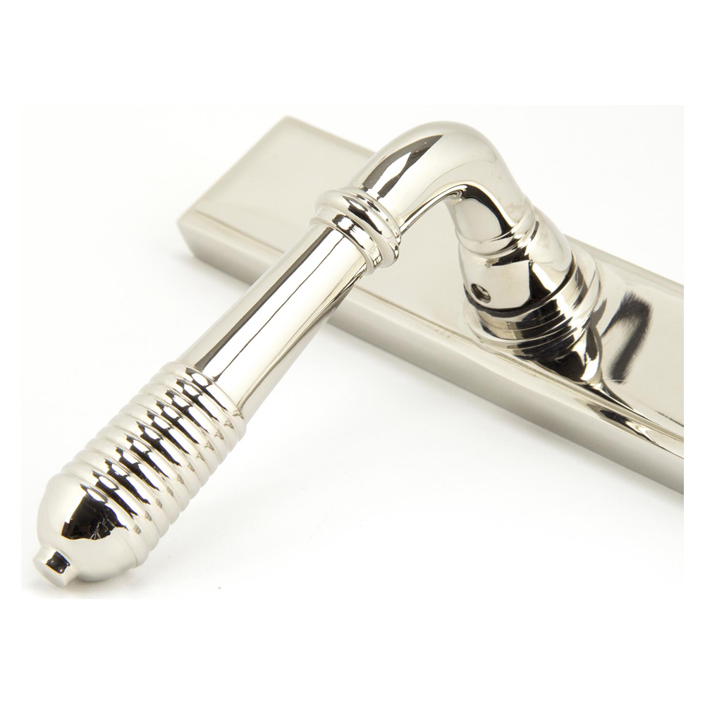 From The Anvil Reeded Slimline Lever Espag Latch Sets (LEAD TIME: 3-5 DAYS)
