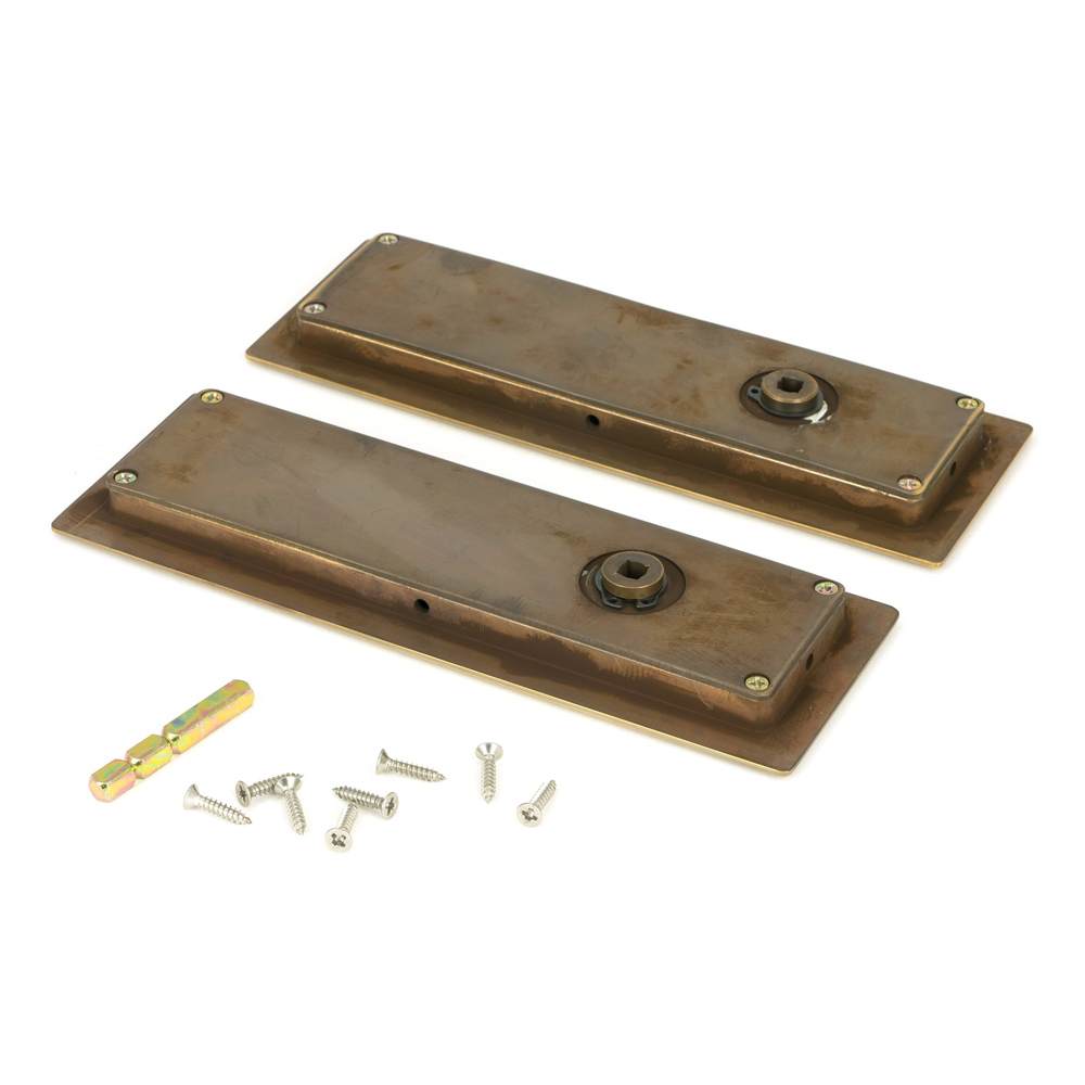 From The Anvil Art Deco Rectangular Pull - Privacy Sets (LEAD TIME: 3-5 DAYS)