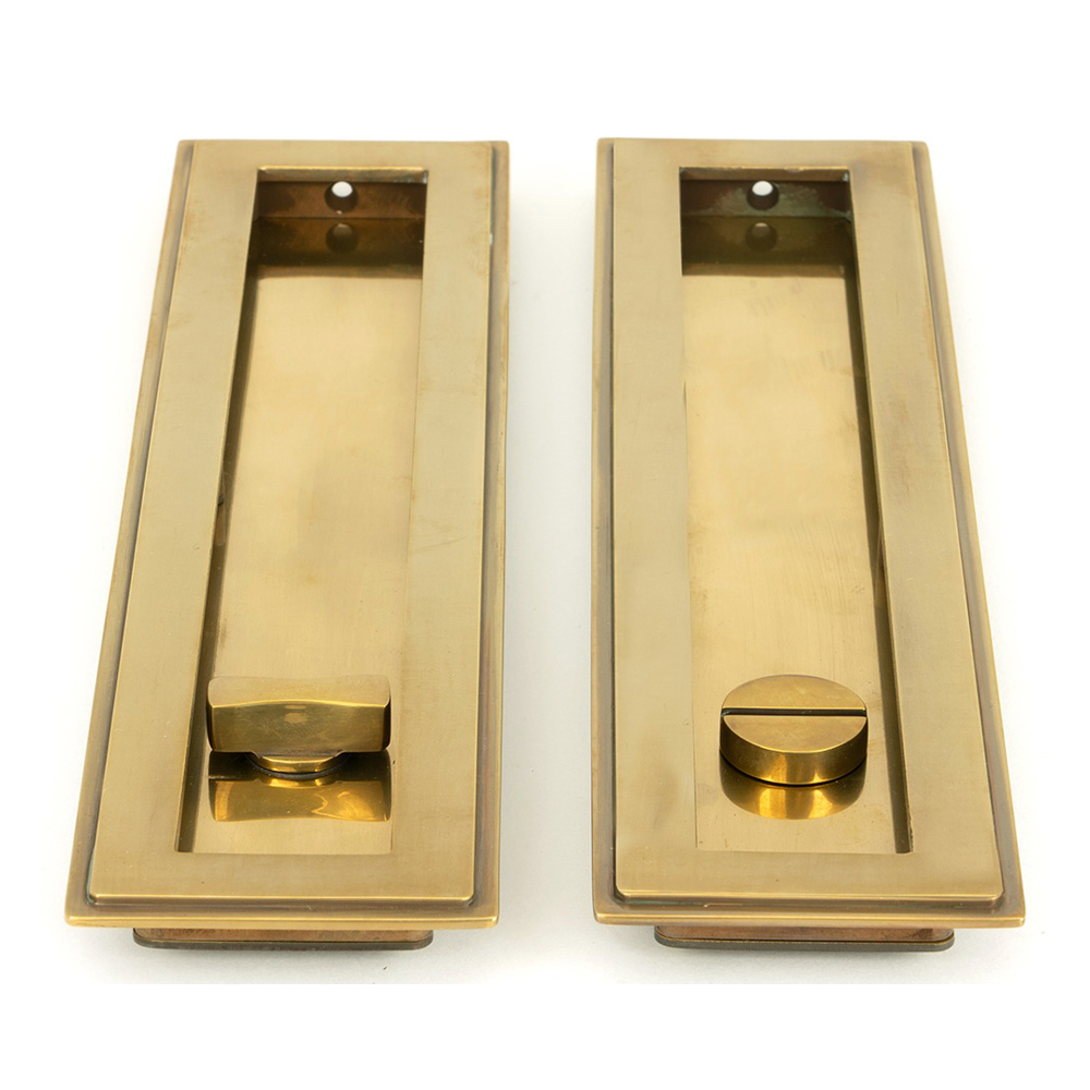 From The Anvil Art Deco Rectangular Pull - Privacy Sets (LEAD TIME: 3-5 DAYS)