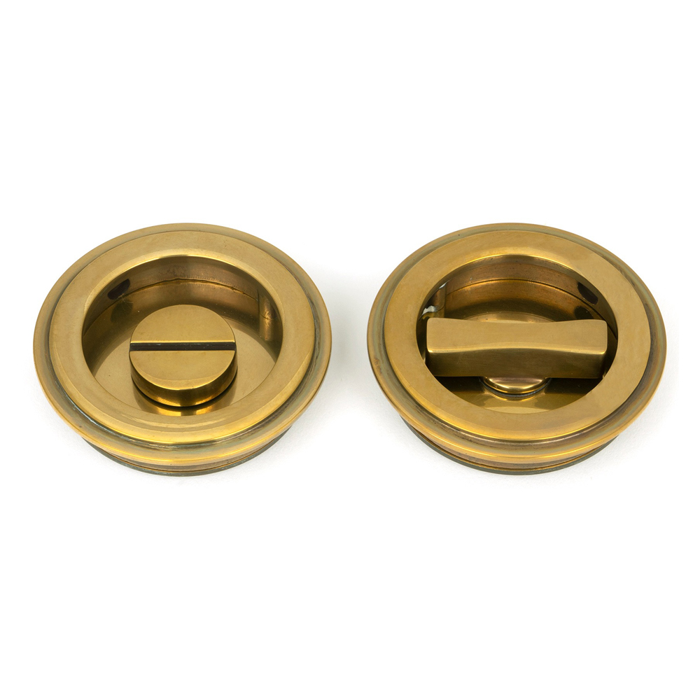 From The Anvil Art Deco Round Pull - Privacy Sets (LEAD TIME: 3-5 DAYS)