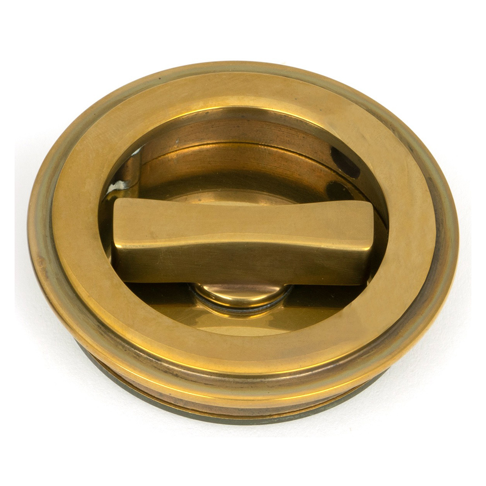 From The Anvil Art Deco Round Pull - Privacy Sets (LEAD TIME: 3-5 DAYS)