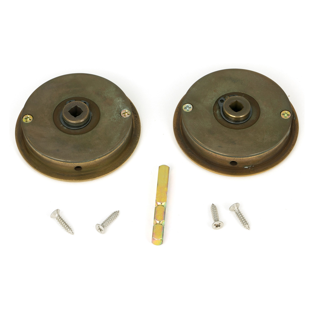 From The Anvil Art Deco Round Pull - Privacy Sets (LEAD TIME: 3-5 DAYS)