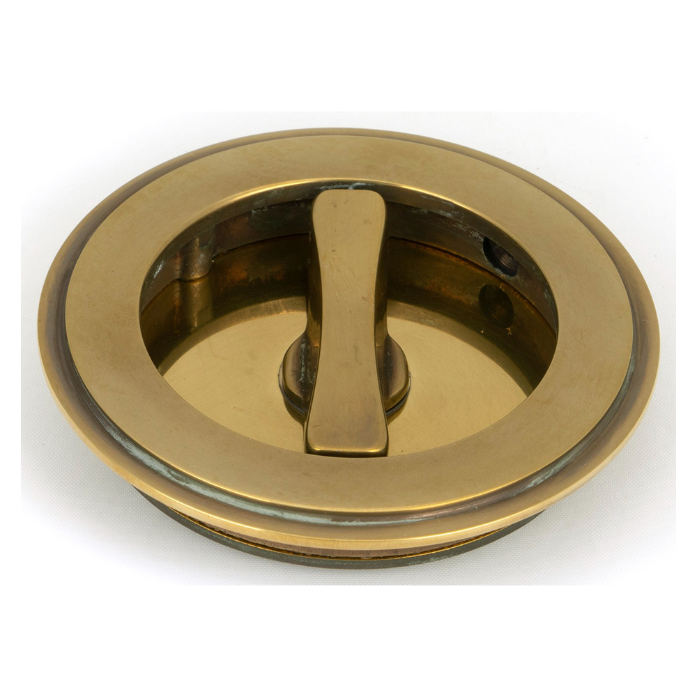 From The Anvil Art Deco Round Pull - Privacy Sets (LEAD TIME: 3-5 DAYS)