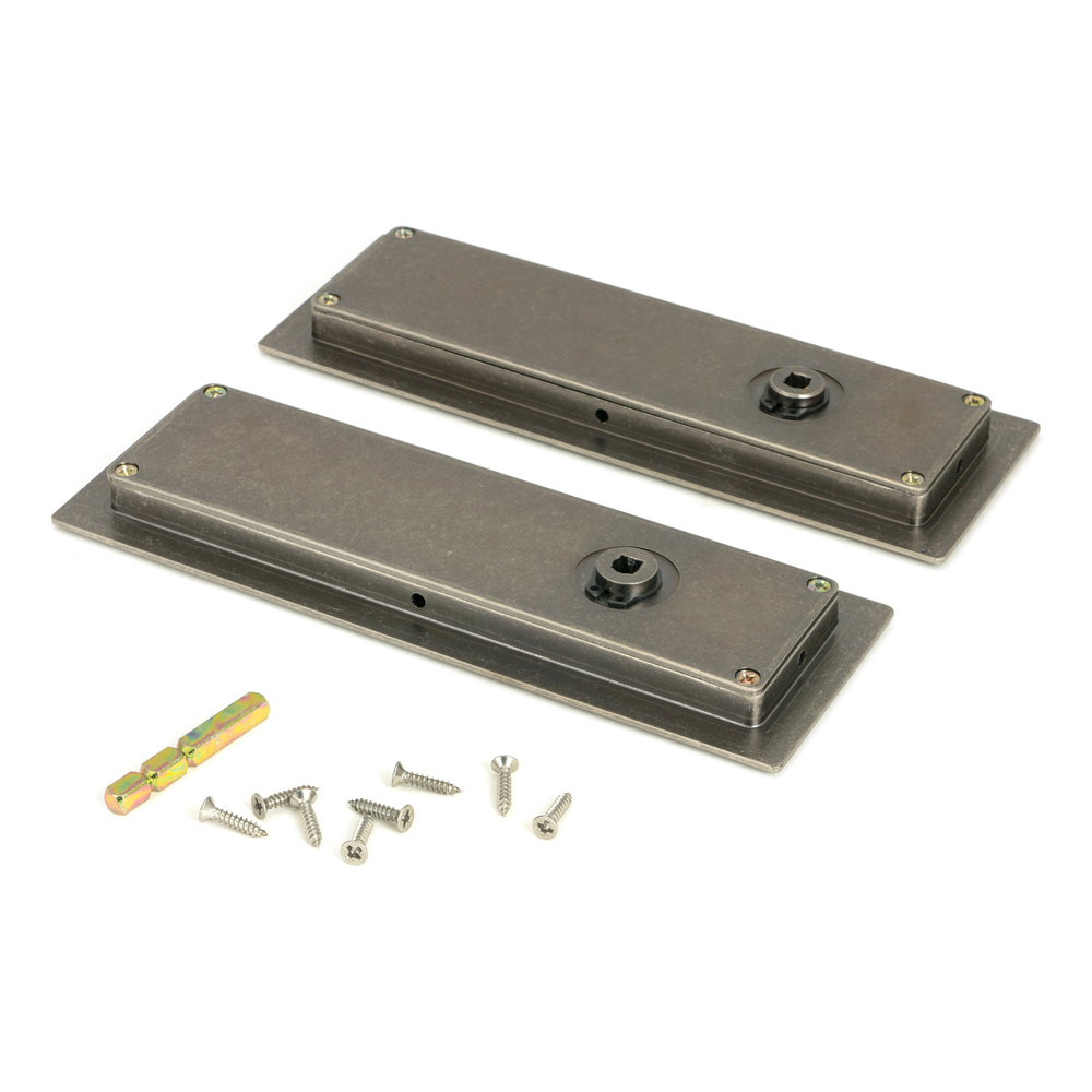 From The Anvil Art Deco Rectangular Pull - Privacy Sets (LEAD TIME: 3-5 DAYS)