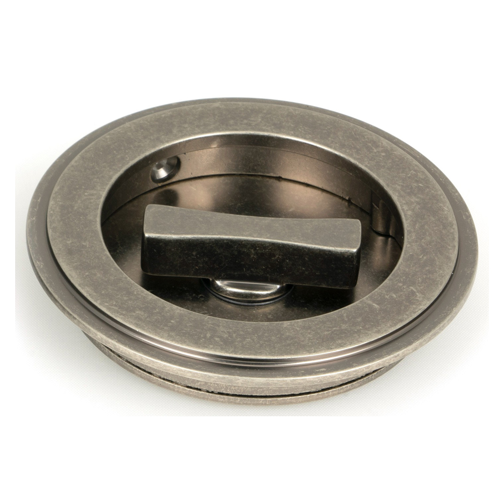 From The Anvil Art Deco Round Pull - Privacy Sets (LEAD TIME: 3-5 DAYS)