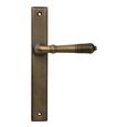 From The Anvil Reeded Slimline Lever Espag Latch Sets (LEAD TIME: 3-5 DAYS)