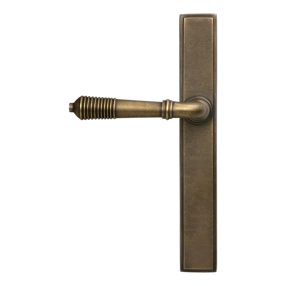 From The Anvil Reeded Slimline Lever Espag Latch Sets (LEAD TIME: 3-5 DAYS)