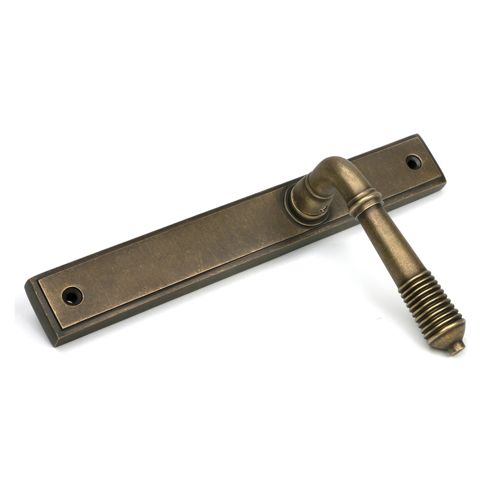 From The Anvil Reeded Slimline Lever Espag Latch Sets (LEAD TIME: 3-5 DAYS)