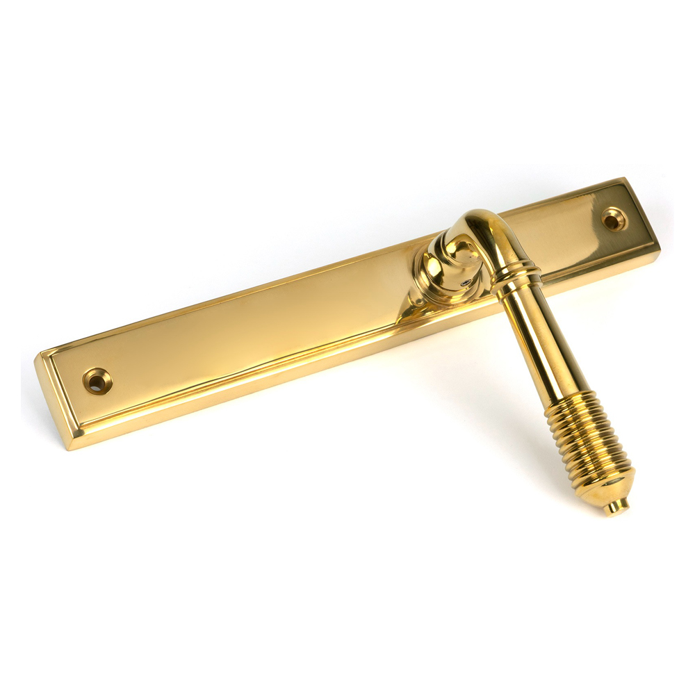 From The Anvil Reeded Slimline Lever Espag Latch Sets (LEAD TIME: 3-5 DAYS)