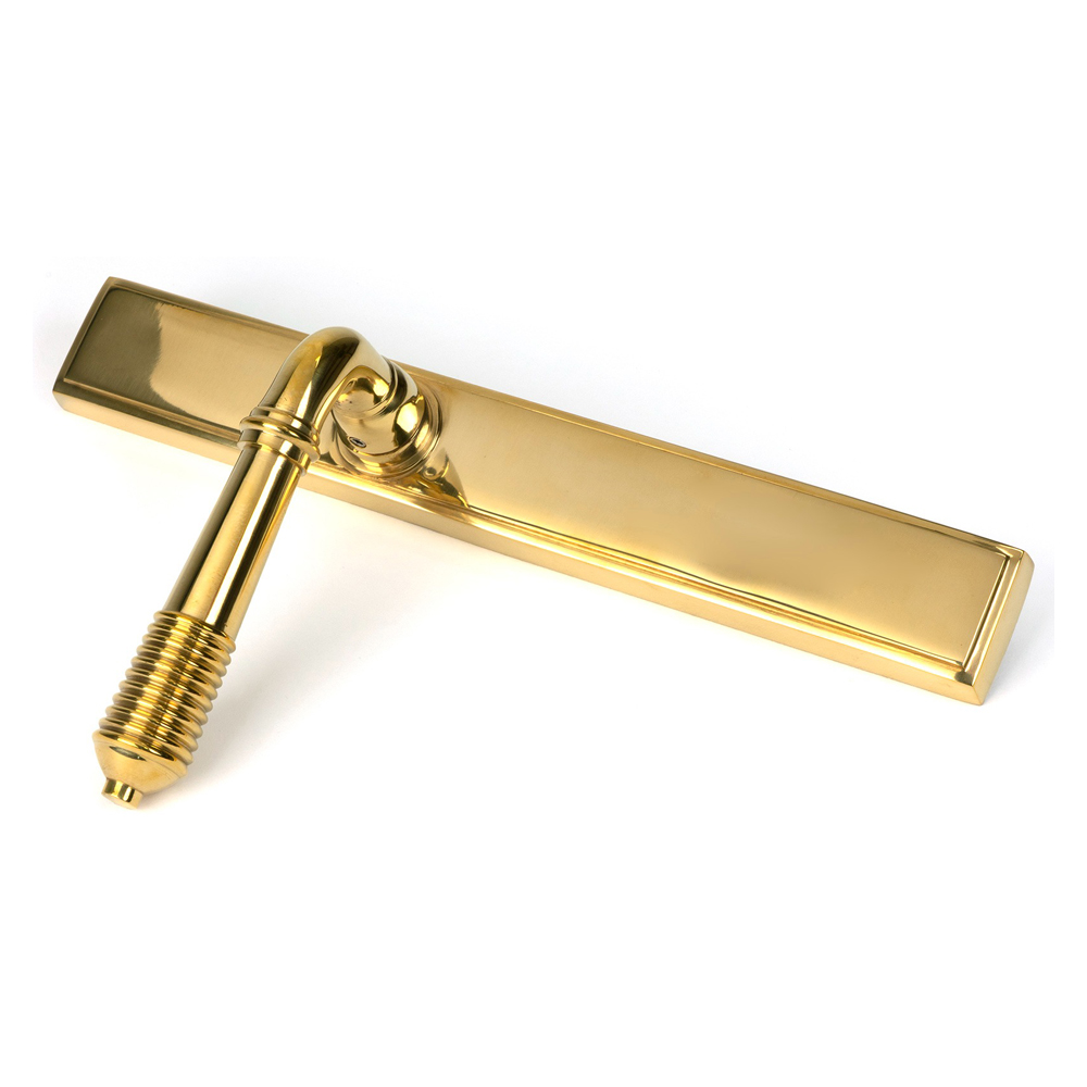 From The Anvil Reeded Slimline Lever Espag Latch Sets (LEAD TIME: 3-5 DAYS)