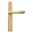 From The Anvil Reeded Slimline Lever Espag Latch Sets (LEAD TIME: 3-5 DAYS)