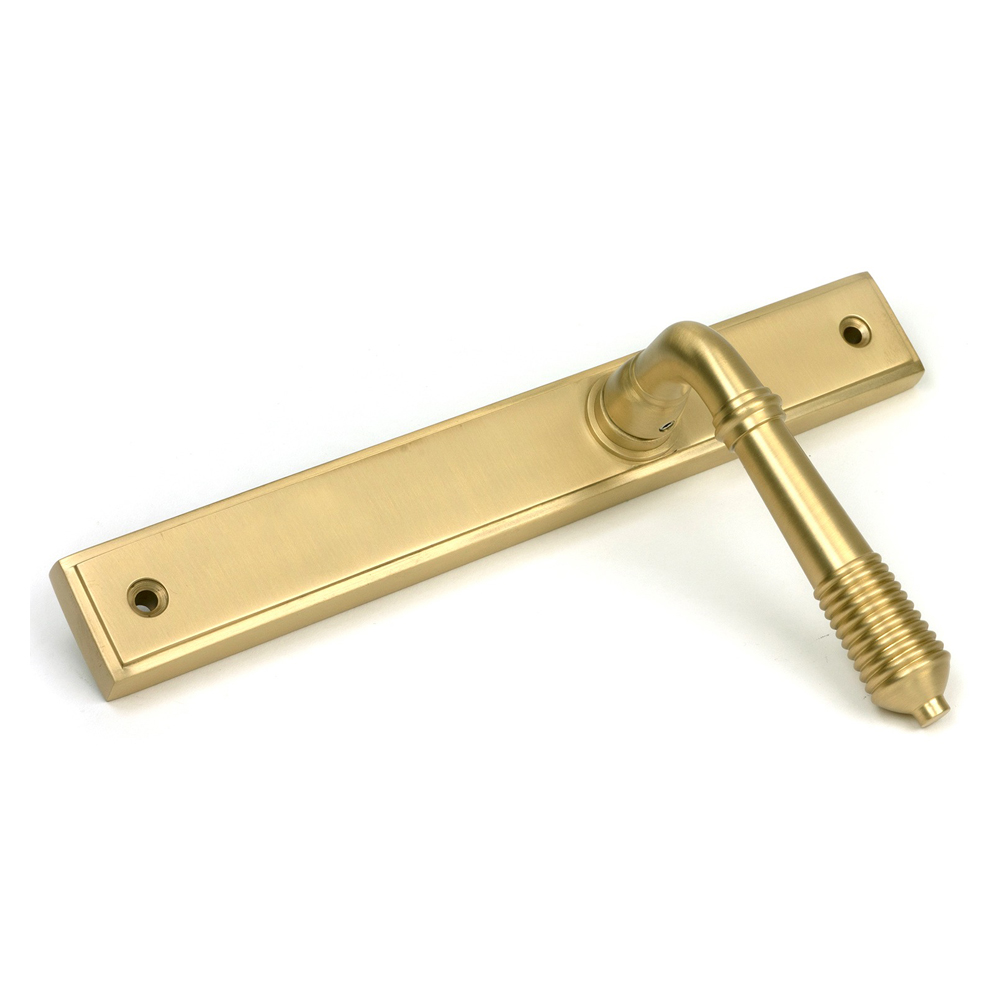From The Anvil Reeded Slimline Lever Espag Latch Sets (LEAD TIME: 3-5 DAYS)