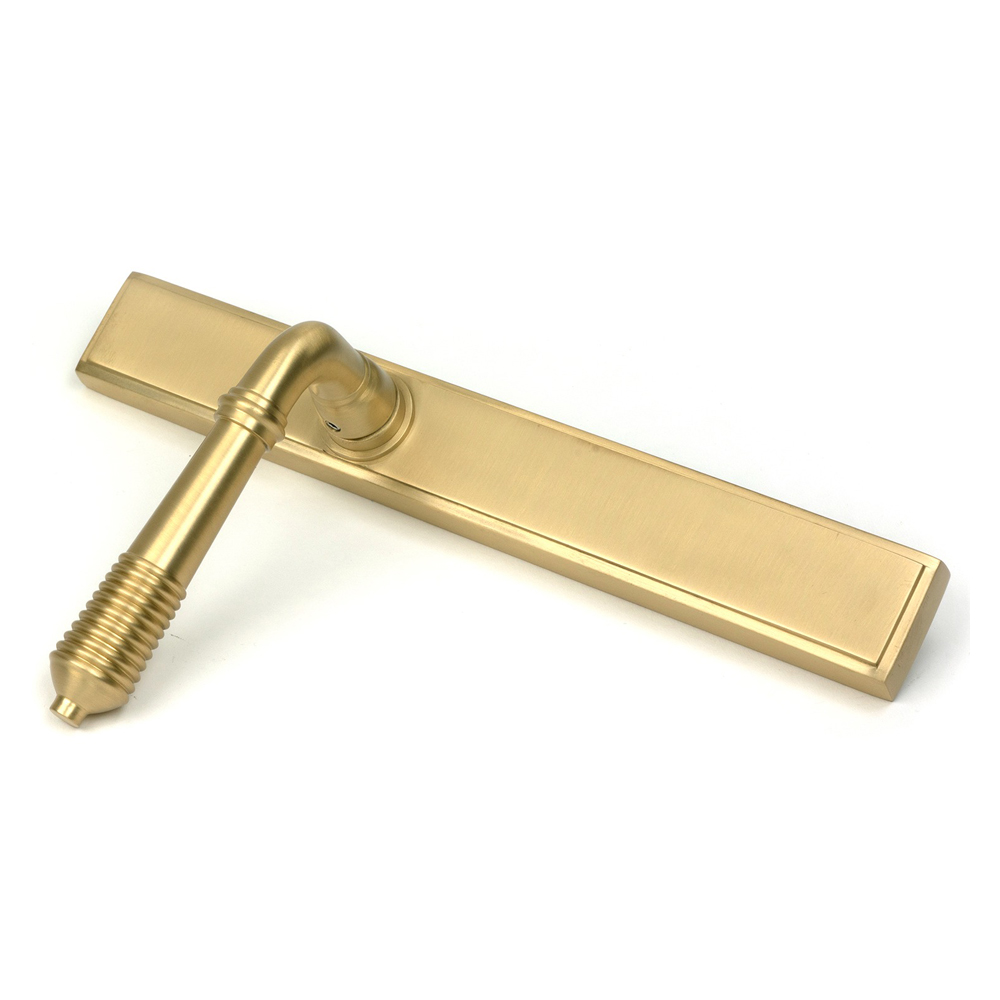 From The Anvil Reeded Slimline Lever Espag Latch Sets (LEAD TIME: 3-5 DAYS)