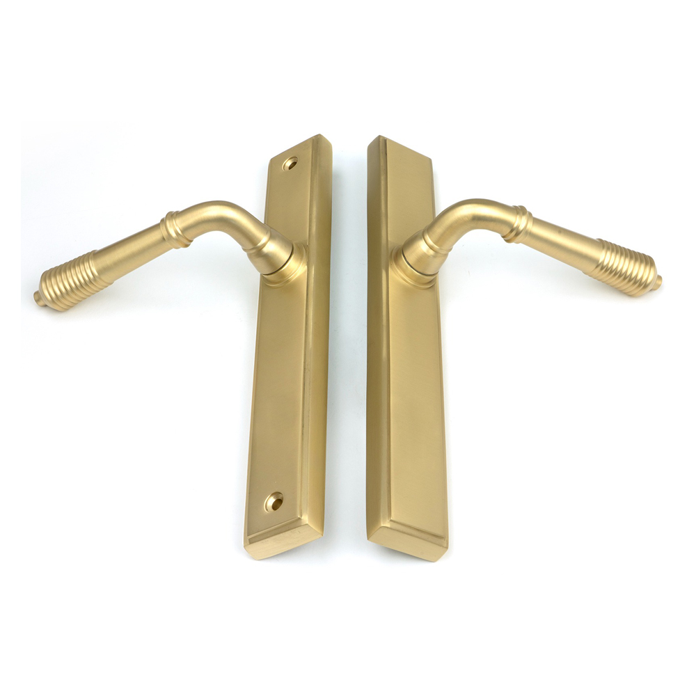 From The Anvil Reeded Slimline Lever Espag Latch Sets (LEAD TIME: 3-5 DAYS)