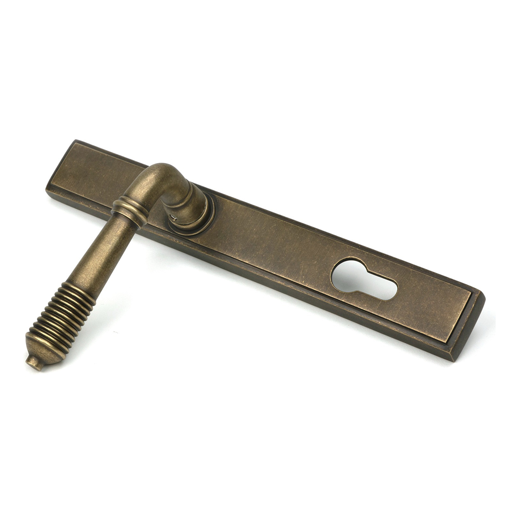 From The Anvil Reeded Slimline Lever Espag Lock Sets (LEAD TIME: 3-5 DAYS)