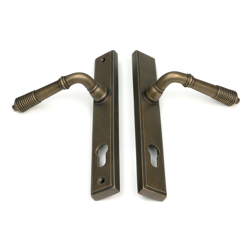 From The Anvil Reeded Slimline Lever Espag Lock Sets (LEAD TIME: 3-5 DAYS)