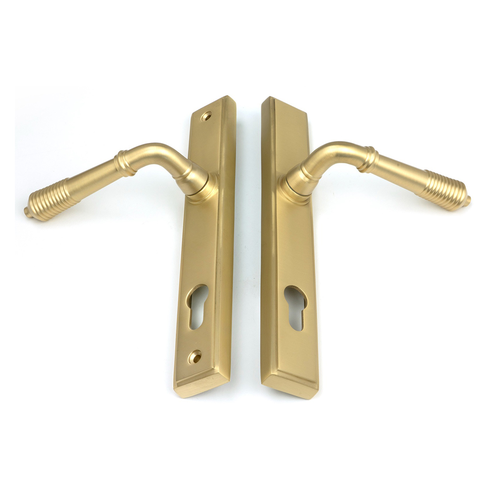 From The Anvil Reeded Slimline Lever Espag Lock Sets (LEAD TIME: 3-5 DAYS)