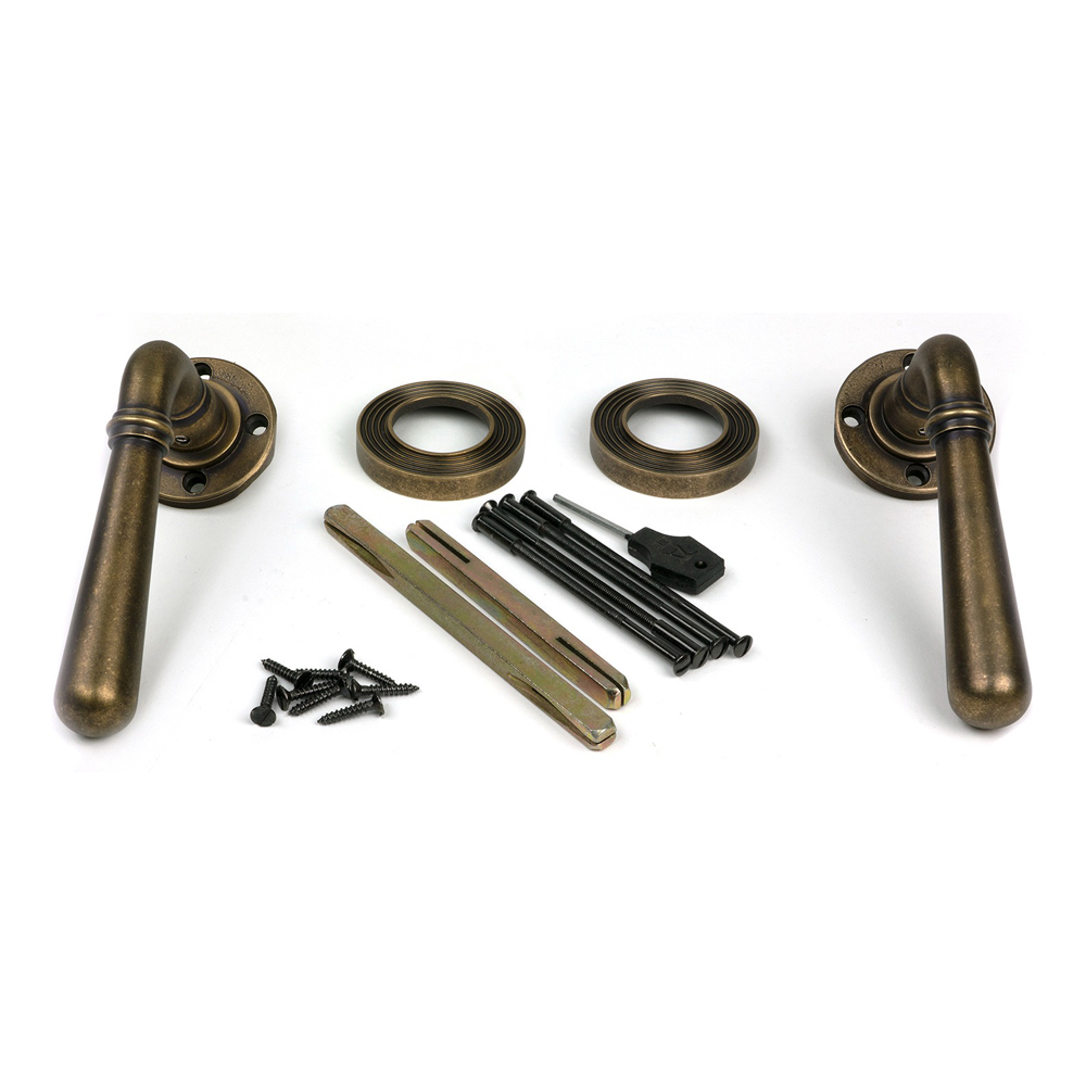 From The Anvil Newbury Lever On Rose Sets (Sprung) (LEAD TIME: 3-5 DAYS)