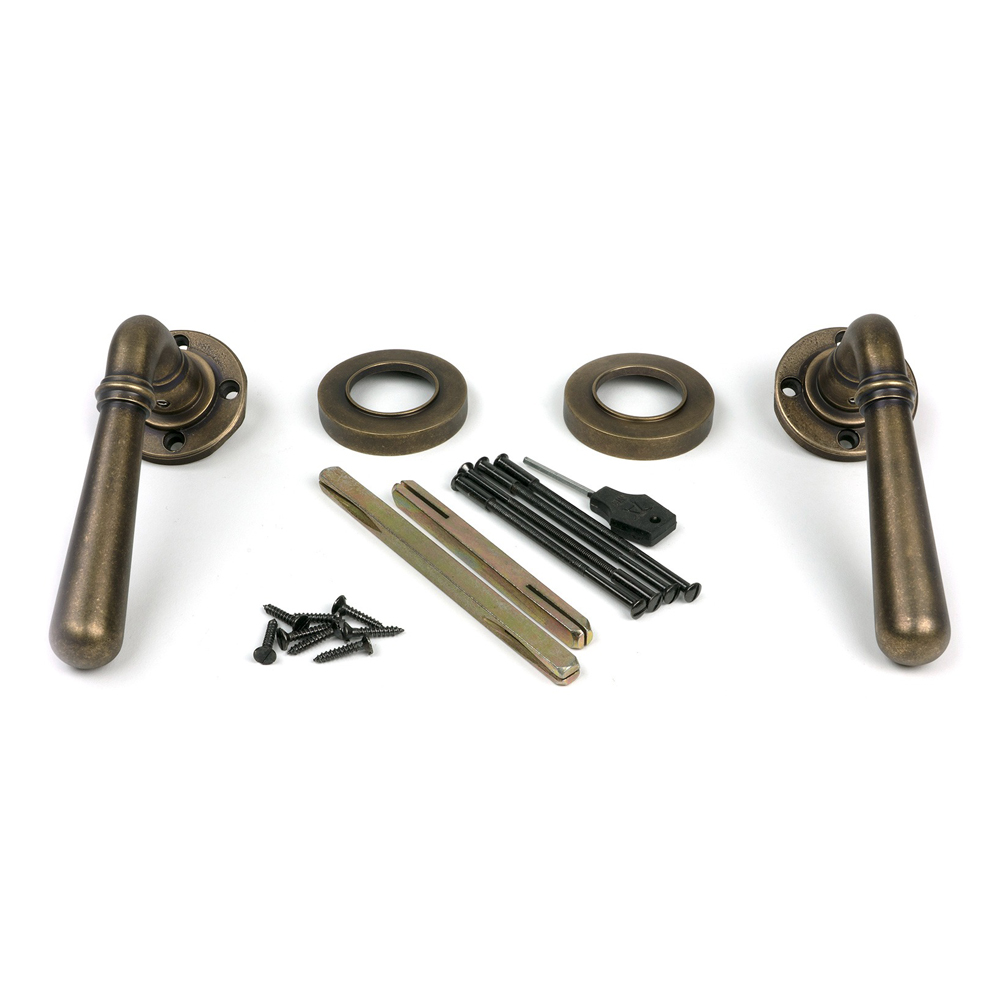 From The Anvil Newbury Lever On Rose Sets (Sprung) (LEAD TIME: 3-5 DAYS)