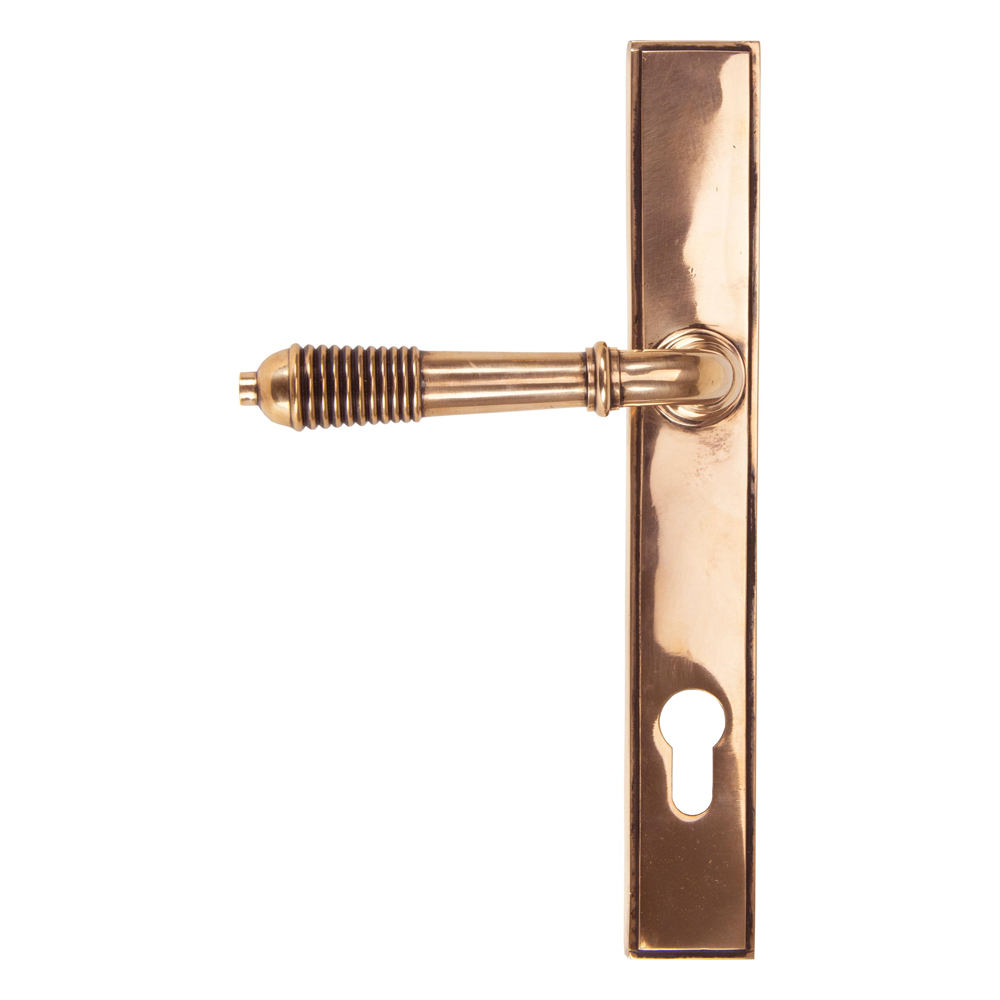 From The Anvil Reeded Slimline Lever Espag Lock Sets (LEAD TIME: 3-5 DAYS)