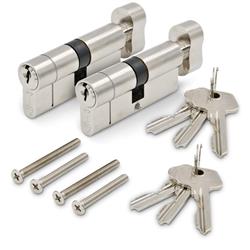 TSS Euro Key & Thumbturn Cylinders British Standard Kitemarked TS007 1* - Keyed Alike Pairs